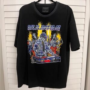 Black Graphic Men's T-Shirt